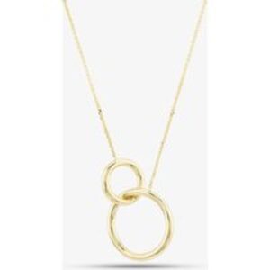 9ct Gold Interlocking Rings Necklace CN132-17
