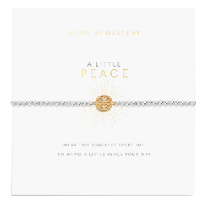 A Little Peace Bracelet in Silver & Gold