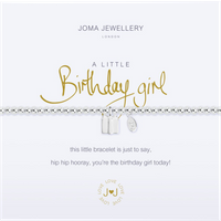 Little Birthday Girl Bracelet in Silver - Image 2