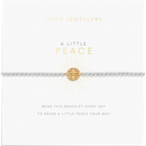A Little Peace Bracelet in Silver & Gold