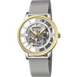 Festina F20537/1 Silver Automatic Skeleton Men’s Watch