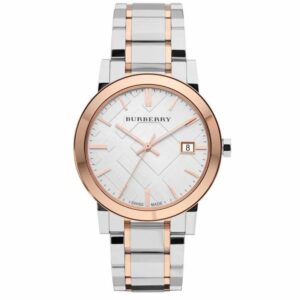 Burberry BU9006 Silver Dial Two-Tone Stainless Steel Unisex Watch