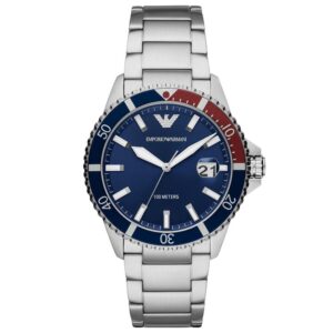 Emporio Armani AR11339 Three-Hand Date Stainless Steel Men’s Watch