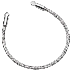 Nalu Silver Tulang Naga 17″ Bracelet in Silver