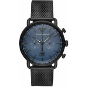 Emporio Armani AR11201 Chronograph Date Mesh Bracelet Strap Men’s Watch