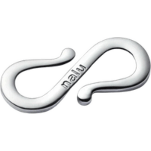 Silver S-Clasp in Silver