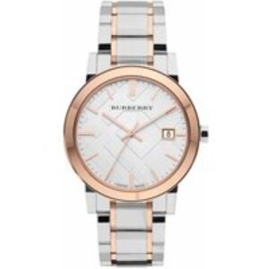 Burberry BU9006 Silver Dial Two-Tone Stainless Steel Unisex Watch