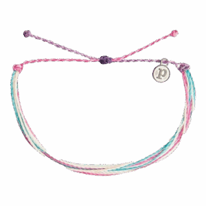 Rose Quartz Bracelet in Blue & Pink