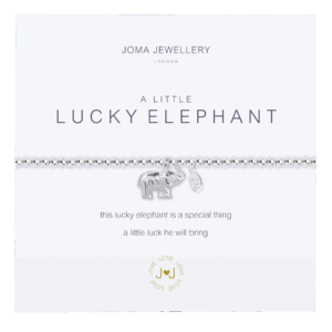 A Little Lucky Elephant Bracelet in Silver