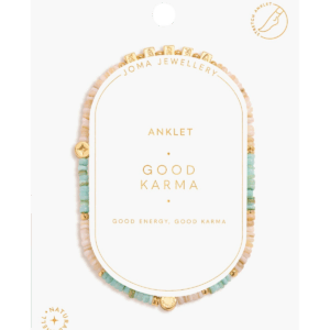 Happy Little Moments Good Karma Anklet in Gold Plating