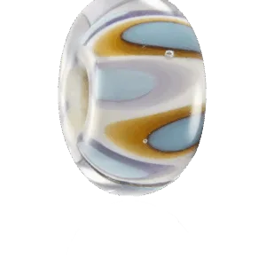 Widemouth Bay Bead in Blue & Yellow