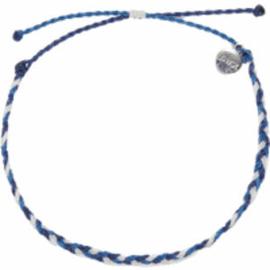 WSL Mixed Mini Braided Anklet in Blue