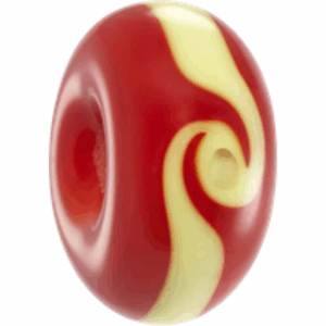 Surf Life Saving Bead in Red