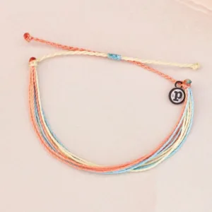 Beach Life Bracelet in Orange, Blue & Yellow