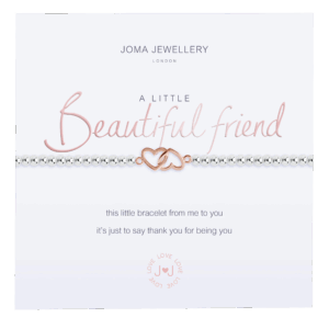 A Little Beautiful Friend Bracelet in Silver & Rose Gold