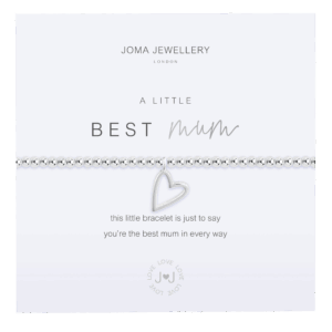 A Little Best Mum Bracelet in Silver