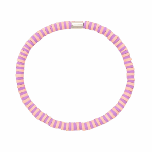 Seascape Vinyl Disc Bracelet in Violet Sunrise