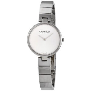 Calvin Klein K8G23146 Authentic Quartz Silver Dial Women’s Watch