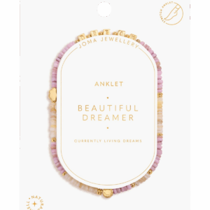Happy Little Moments Beautiful Dreamer Anklet in Gold Plating