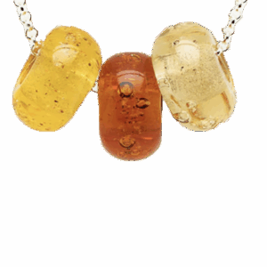 Cornish Coast Trio Necklace in Sand