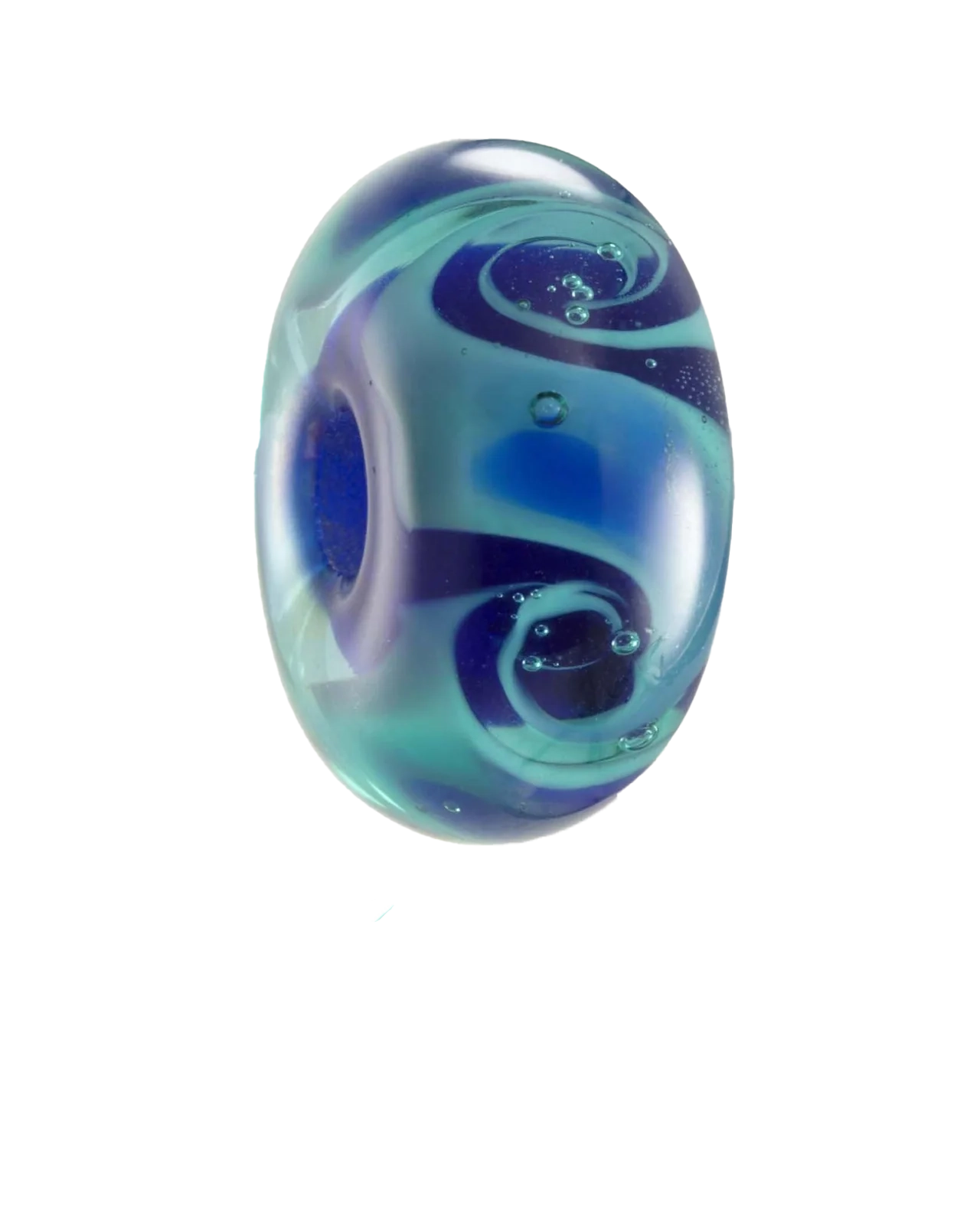 Atlantic Ocean Bead in Blue & Green