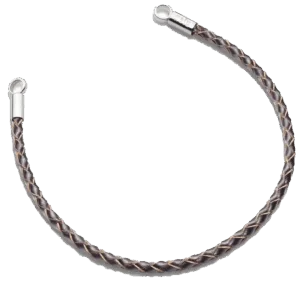 Leather 17cm Bracelet in Brown