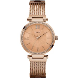Guess W0638L4 Analog Rose Gold Dial Women’s Watch