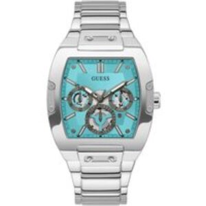 Guess Mens Silver Tone Multi-function Watch