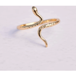 Snake Ring in Gold