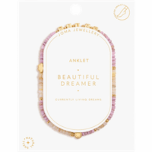Happy Little Moments Beautiful Dreamer Anklet in Gold Plating
