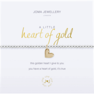 A Little Heart Of Gold Bracelet in Silver