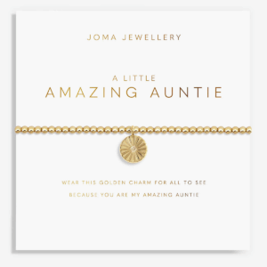 A Little ‘Amazing Auntie’ Bracelet in Gold