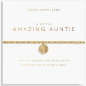 A Little ‘Amazing Auntie’ Bracelet in Gold