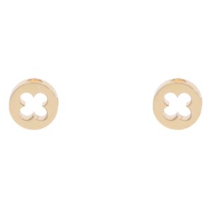 Vintage Louis Vuitton Empreinte Stud Earrings in Yellow Gold