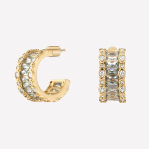 Aline Chunky Hoop Earrings – 18k Rose Gold Plated Brass