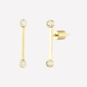 Diana Everyday Studs – 18k Rose Gold Plated