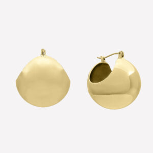 Roxane Gold Chunky Hoops – 18k Gold Plated