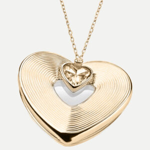 Laure Love Heart Pendant – 18k Rose Gold Plated