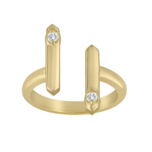 Ani Open Ended Ring – 18k Rose Gold Plated Brass / 6
