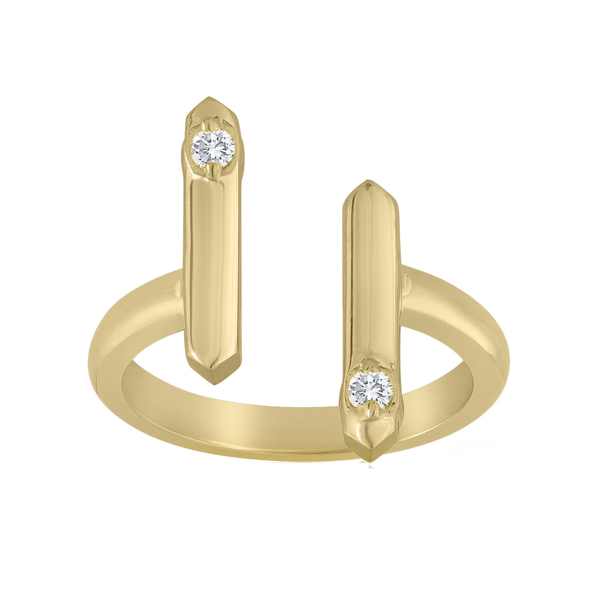 Ani Open Ended Ring - 18k Rose Gold Plated Brass / 7