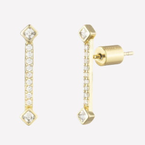 Gabrielle Petite Earrings – 18k Gold Plated