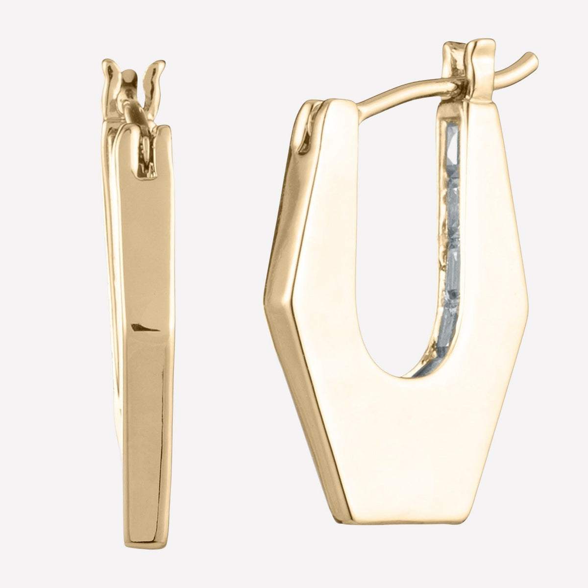 Marceline Petite Hoop Earrings - 18k Rose Gold Plated