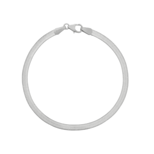 Marena Sterling Silver Herringbone Bracelet