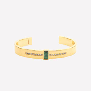 Ophelie Thick Gold Cuff – 18k Gold Plated