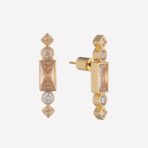 Cherie Yellow Gold Stud Earrings – 18k Gold Plated