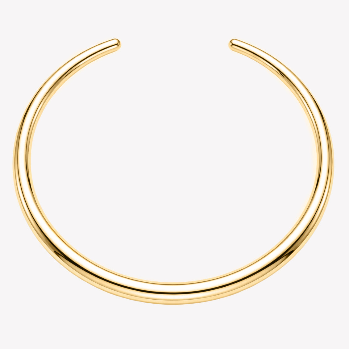 Daphné Cuff Choker - Rhodium Plated