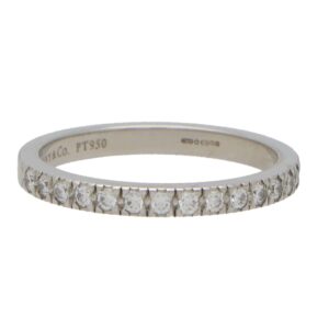 Vintage Tiffany & Co. Diamond Half Eternity Ring