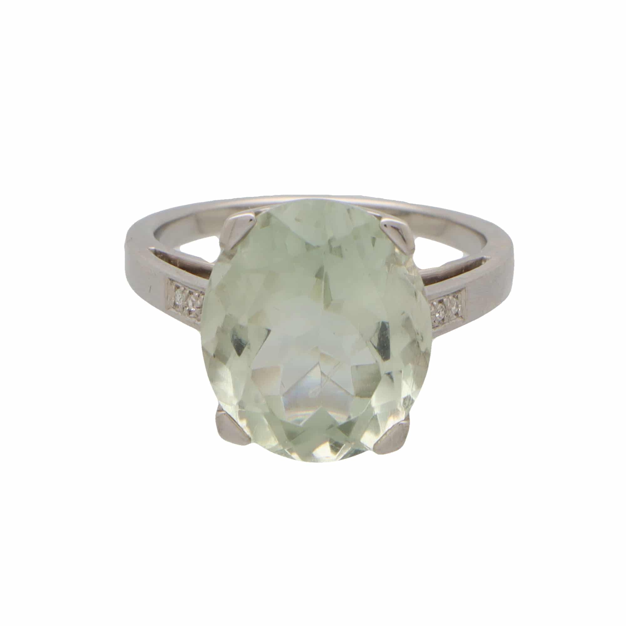 Vintage Mauboussin Gueule d'Amour Aquamarine and Diamond Ring