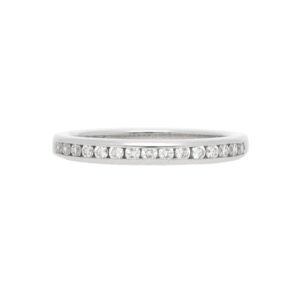 Vintage Tiffany & Co. Tiffany Setting Diamond Channel Set Half Eternity Ring