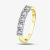 9ct Yellow Gold 0.33ct Diamond Half Eternity Ring 50M02YW/33-10 O